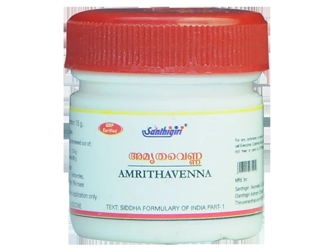 Santhigiri Amritha Vennai – 15 gms