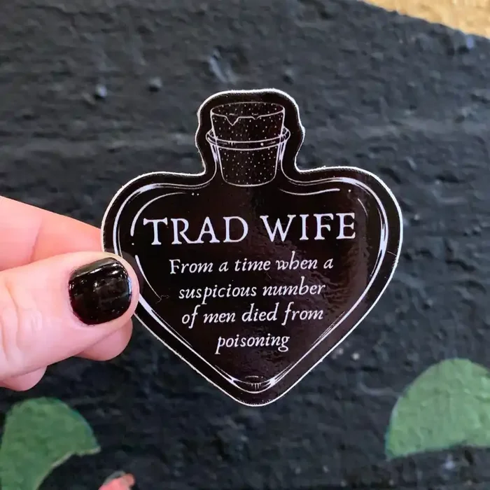 [SATIRE] Trad Wife Sticker Vinyl Die Cut Decal