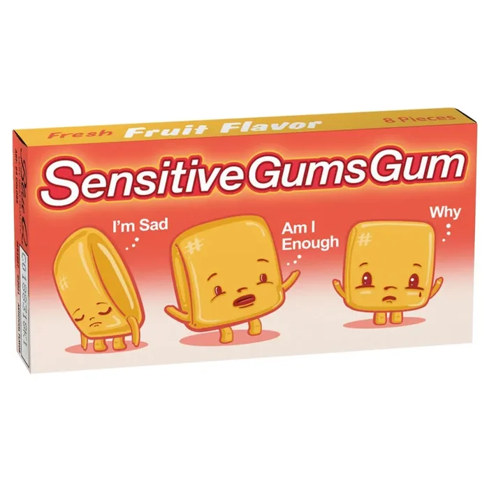 Sensitive Gums Gum in Fruit Flavor BlueQ at GetBullish