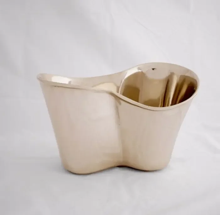 Sierra Modern Double Ice Bucket Gold – Beatriz Ball