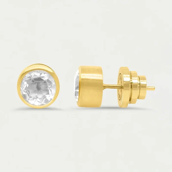 Signature Midi Knockout Studs – Gold – Dean Davidson