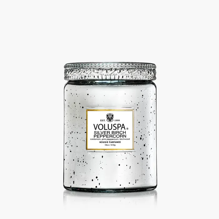 Silver Birch Peppercorn – Large Jar Candle