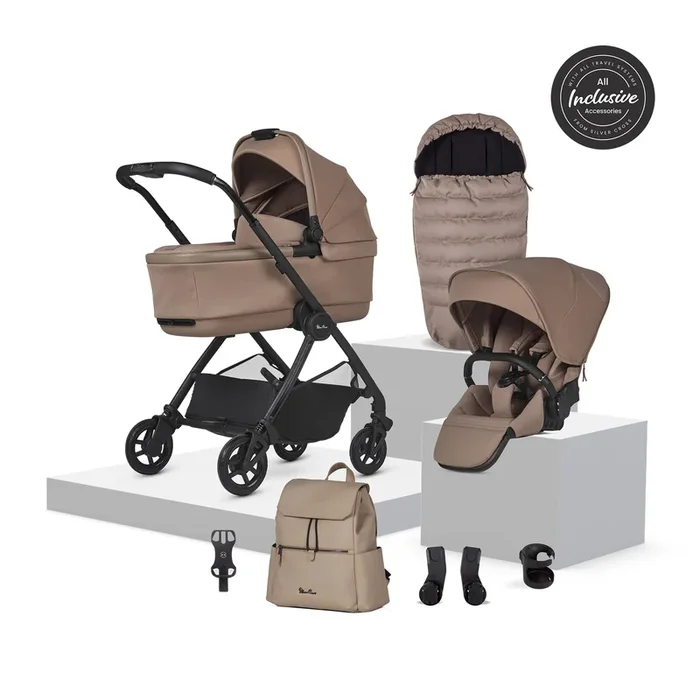 Silver Cross Dune 2 Pushchair & Accessory Bundle | Mocha
