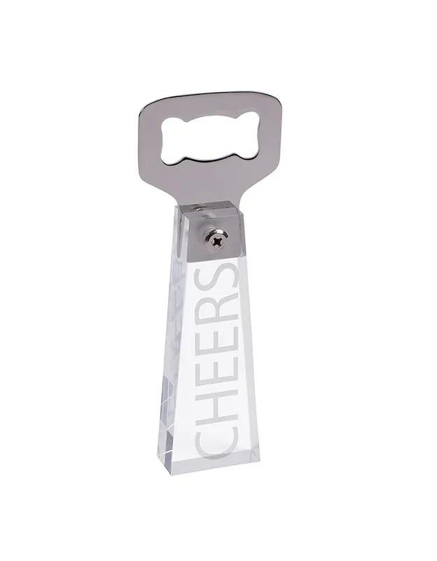 Simply Brilliant “Cheers” Acrylic Bottle Opener