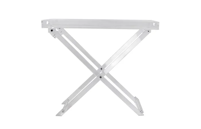 Simply Brilliant Acrylic Foldable Tray Table
