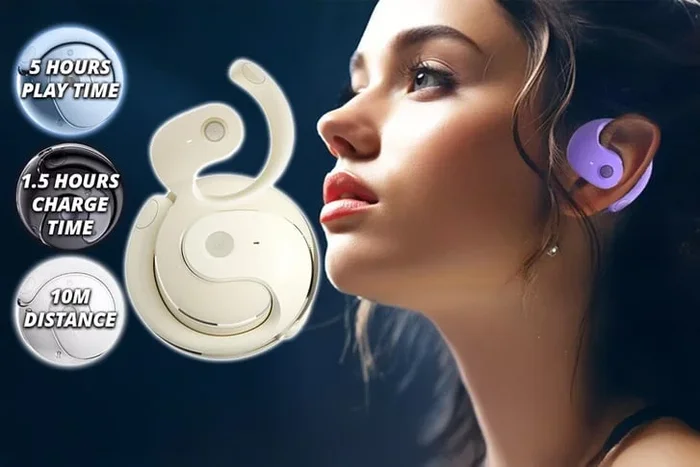 Sleek TWS Wireless Headphones with Vibrant Silicone Neck Lanyard – 5 Stylish Colours