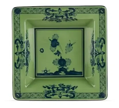 Small Square Change Tray Malachite Oriente Italiano – Ginori