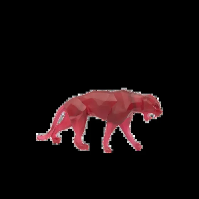 Small Wild Panther in Red by Richard Orlinski 375 ex