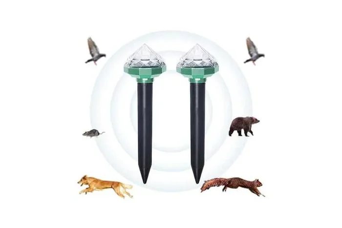 Solar LED Mole Repellent Outdoor Lights – Waterproof, Auto Colour Cycle, Wireless