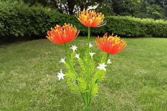 Solar LED Spider Lily Garden Light – Waterproof Outdoor Pathway Stake