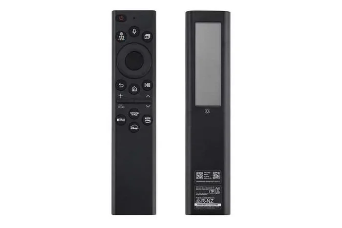 Solar Voice Remote Control for Samsung QLED & Crystal UHD Smart TVs – Eco-Friendly, Voice Search, Streaming Shortcuts