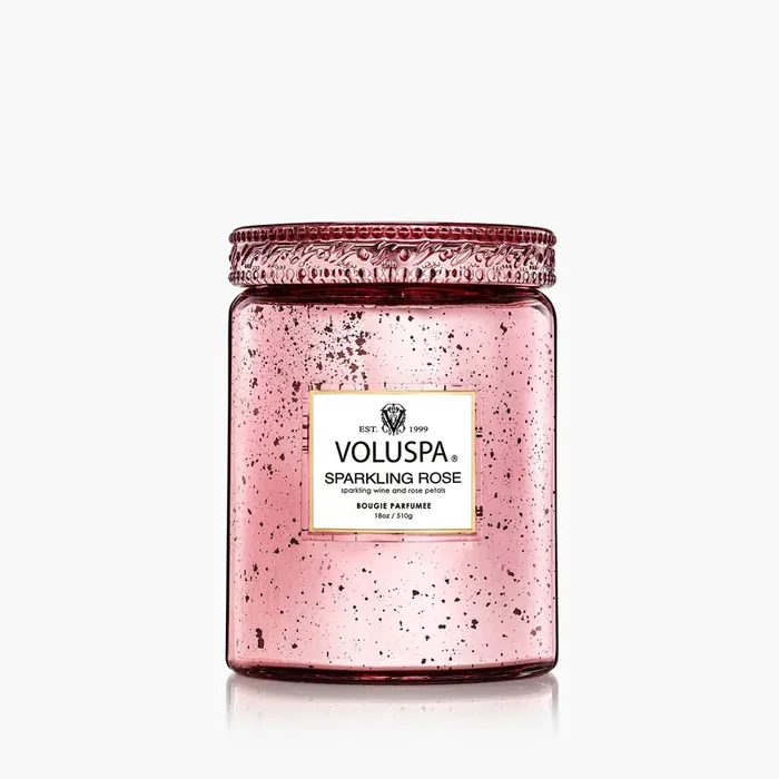 Sparkling Rose – Large Jar Candle