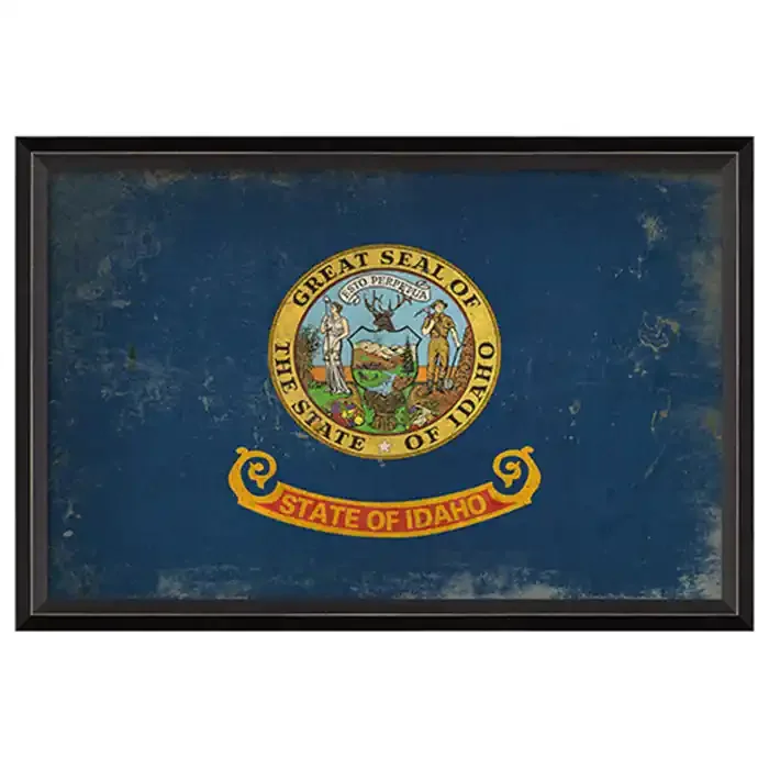 State Flag Framed Print (Idaho)