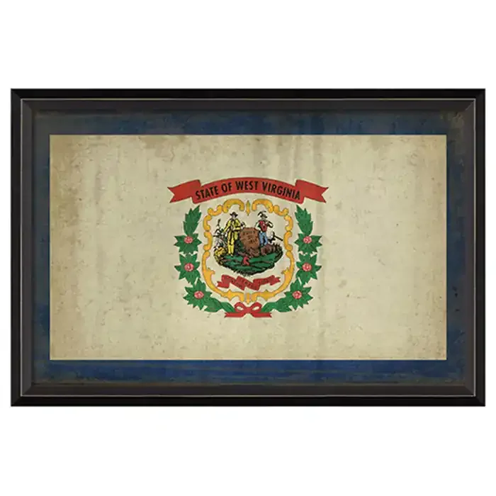 State Flag Framed Print (West Virginia)