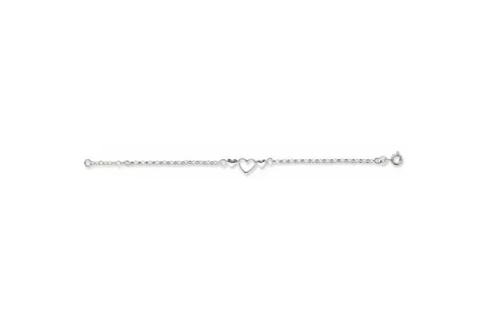 Sterling Silver Triple Heart Bracelet S925 – Adjustable, 160mm, Elegant Gift