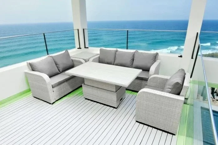 Stylish 5-Piece Rattan Garden Recliner Set with Adjustable Features