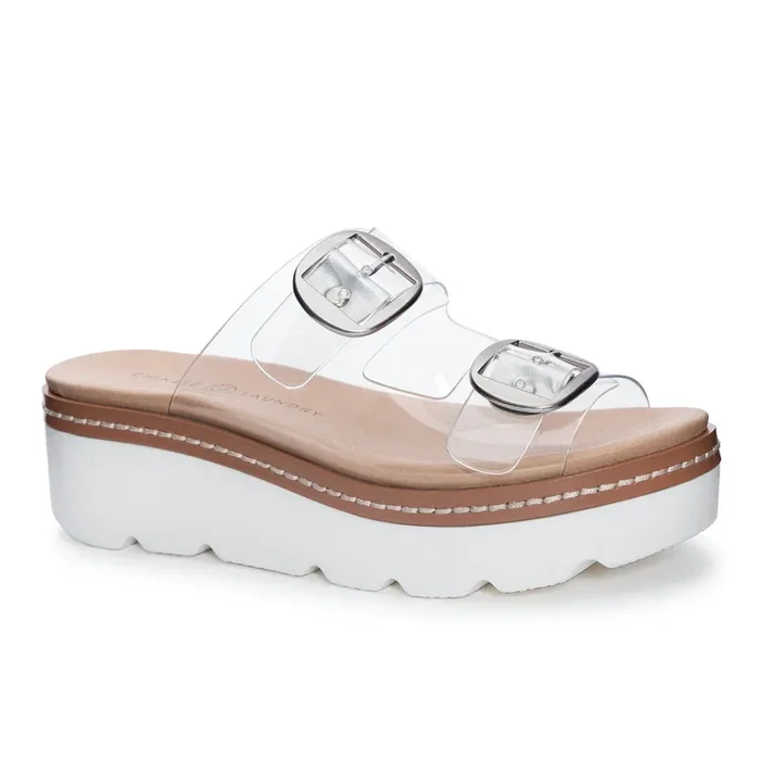 Surfs Up Sandal • Clear