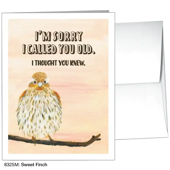 Sweet Finch Greeting Card