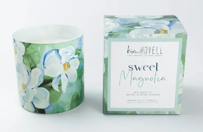 Sweet Magnolia Boxed Candle – Kim Hovell – Annapolis