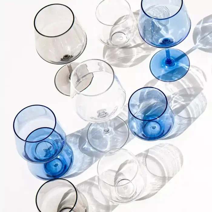 TarHong Angle Acrylic Goblet, Set of 6