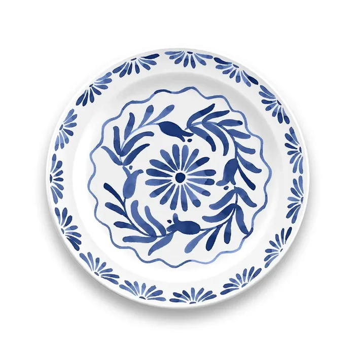 TarHong Azul Melamine Salad Plate, Set of 6