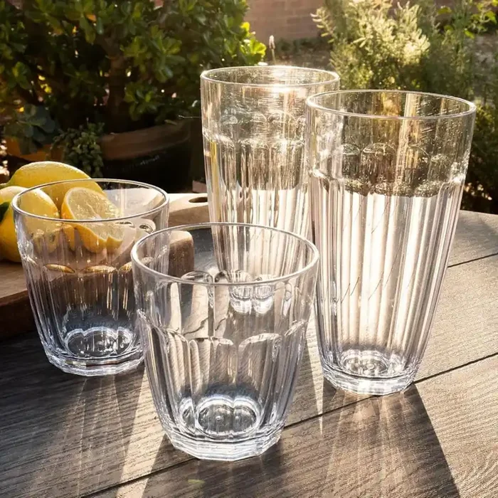 TarHong Cabana Acrylic Drinkware, Set of 8