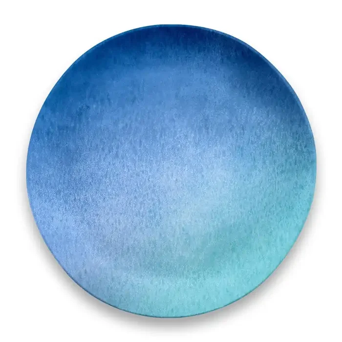 TarHong Oceanic Ombre Melamine Dinner Plates, Set of 6