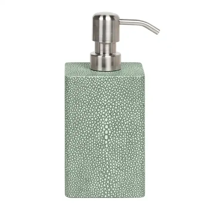 Tenby Faux Shagreen Soap Pump (Sage)