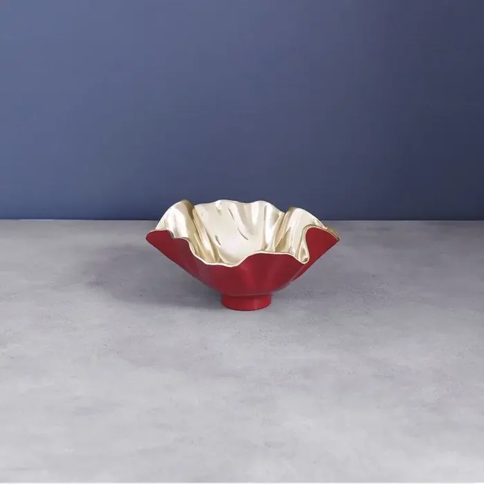 *Thanni Maia Bloom Small Bowl – Red and Gold – Beatriz Ball