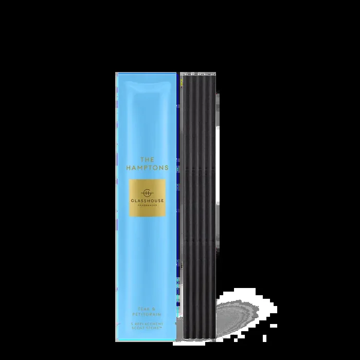 The Hamptons Teak & Petitgrain Scent Stem Glasshouse