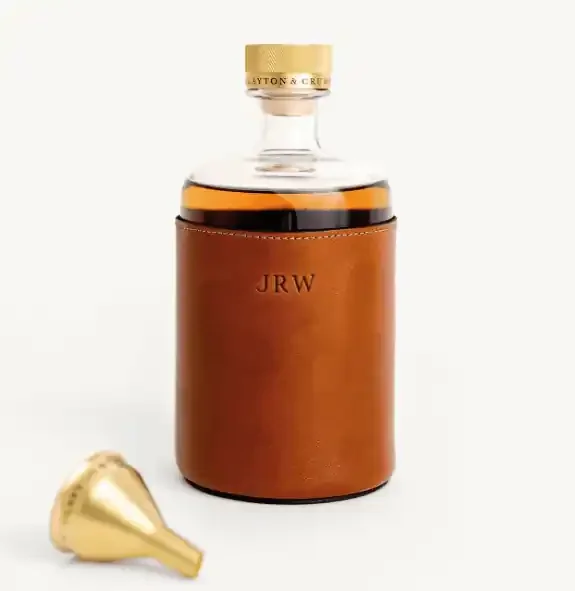 The Original Leather Decanter – Clayton & Crume