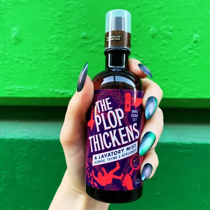 The Plop Thickens Lavatory Mist in Jasmine, Thyme & Bergamot Scent BlueQ at GetBullish