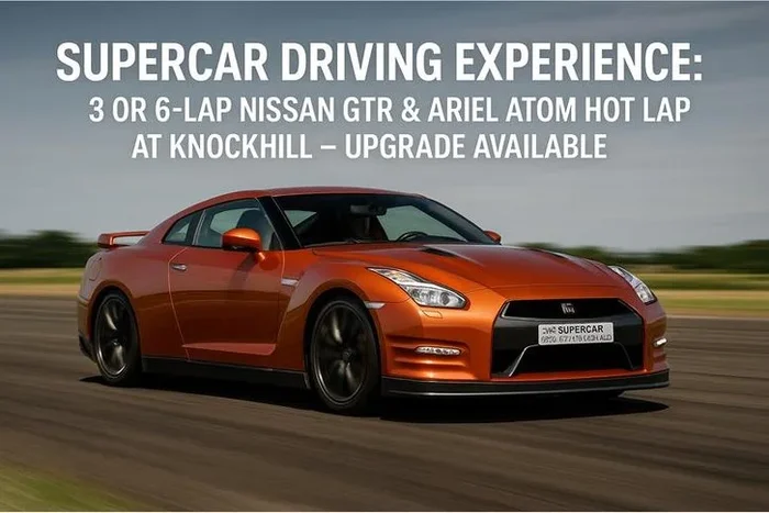 Thrilling 3 or 6-Lap Nissan GTR & Ariel Atom Driving Experience!