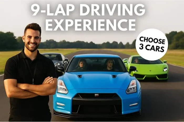 Thrilling 9-Lap Driving Adventure – Choose 3 High-Octane Cars at Over 30 UK Tracks!