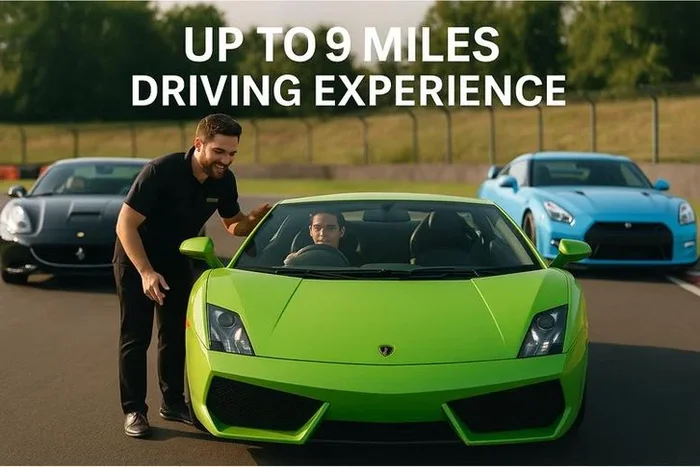 Thrilling Driving Experience – Up to 9 Miles & 60 Vehicles!