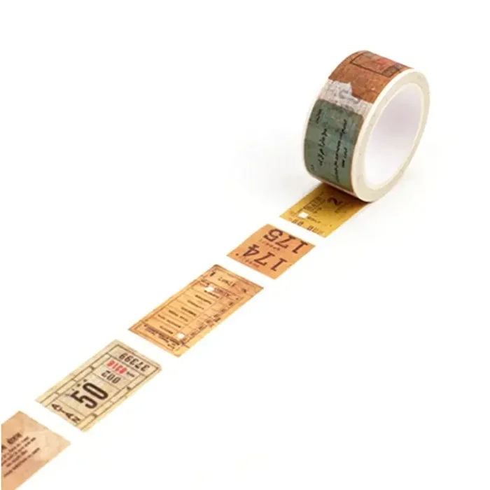 Ticket Stub Washi Tape Gift Wrapping and Craft Tape