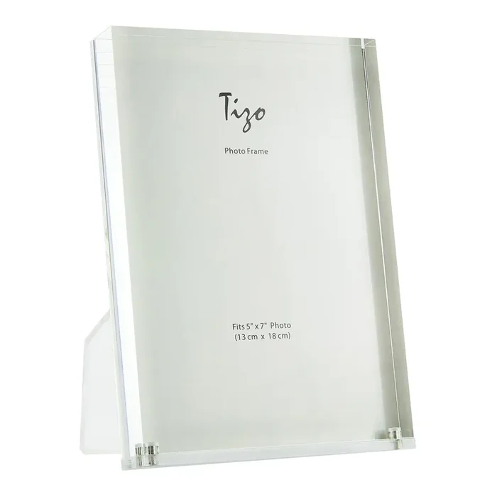Tizo 1″ Thick Lucite Frame w/Easel Back (Clear)