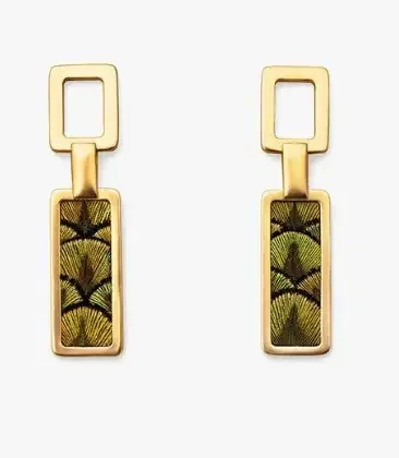 Towne Rectangular Drop Earring – Brackish