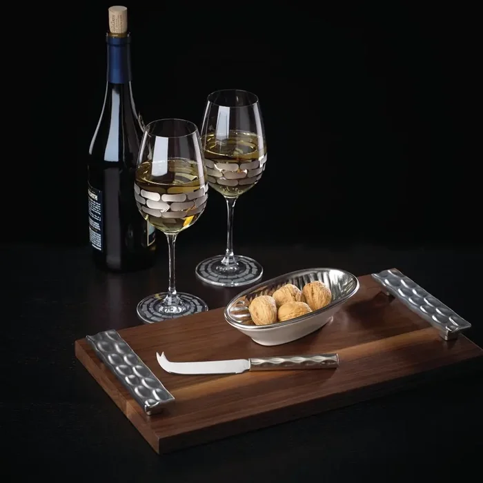 Truro Platinum White Wine Glasses, Set of 2