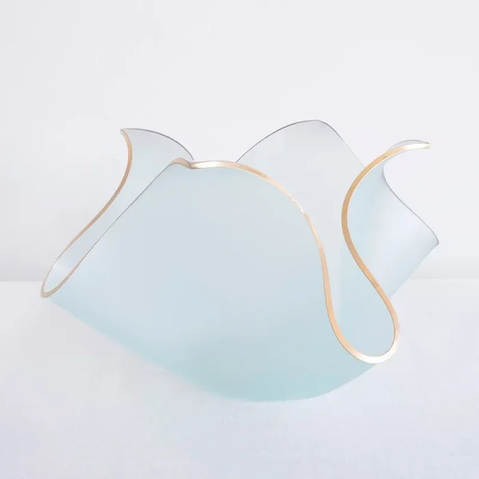 Tulip Vase Sculpture- Gold- Annieglass