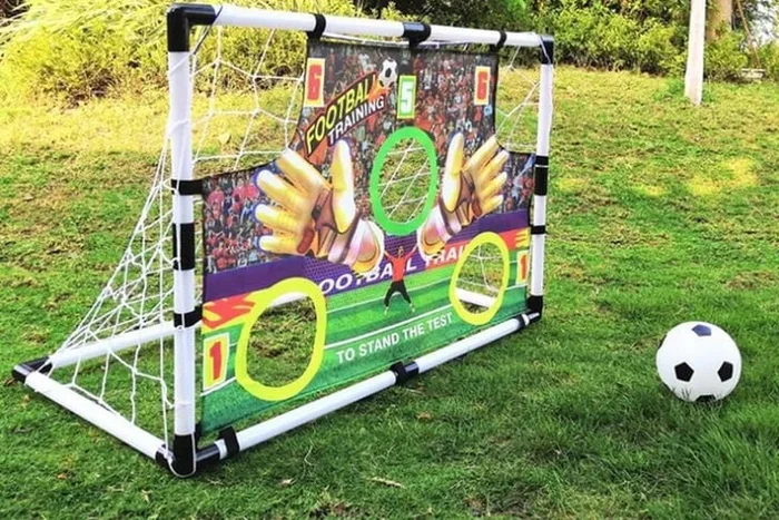 Ultimate 2-in-1 Kids Football Goal & Net