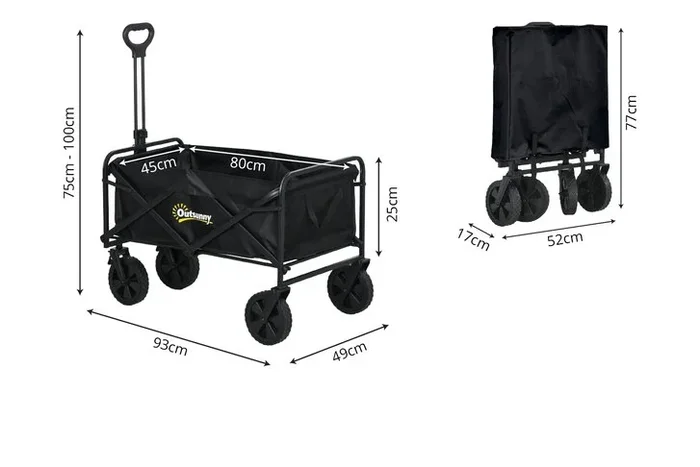 Ultimate Collapsible Garden Storage Trolley – Available in 4 Vibrant Colours!
