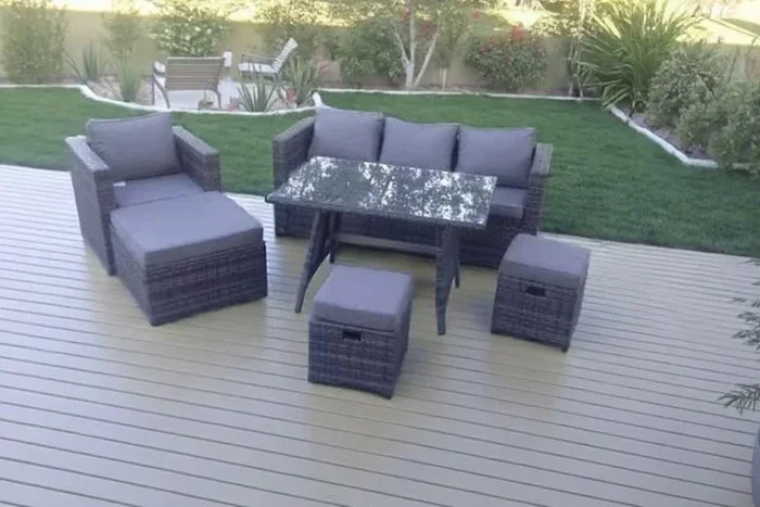Ultimate Deluxe Rattan Sofa Dining Set