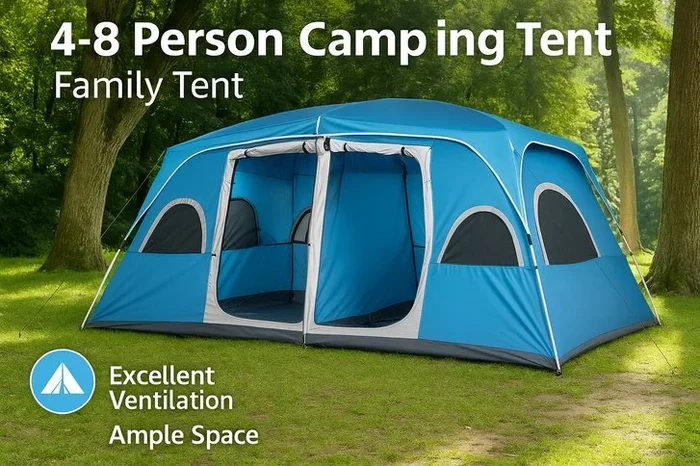 Ultimate Family Camping Tent: Accommodates Up to 8 Adventurers
