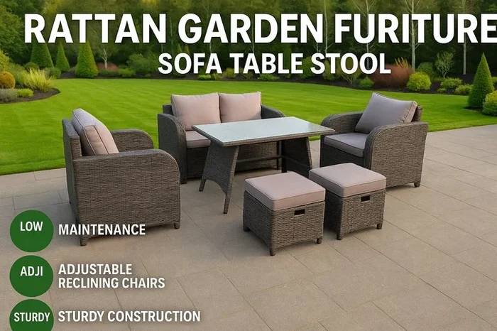Ultimate Luxurious Rattan Garden Furniture Set