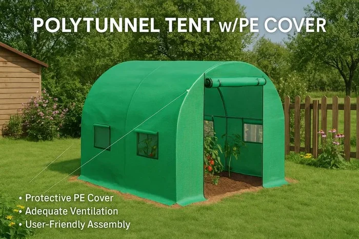 Ultimate Premium Polytunnel Tent with Resilient PE Cover
