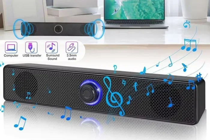 USB-Powered Bluetooth Stereo Soundbar – Your Ultimate Plug & Play Companion!