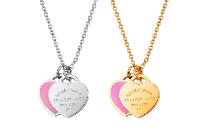 Valentine’s Double Heart Pendant – Love in Two Designs!