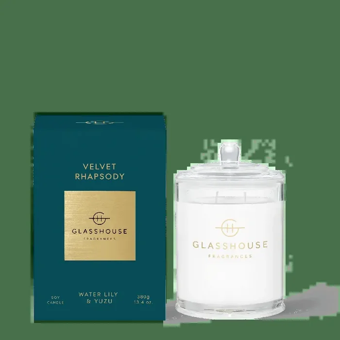 Velvet Rhapsody 13.4 oz. Candle – Glasshouse Fragrances