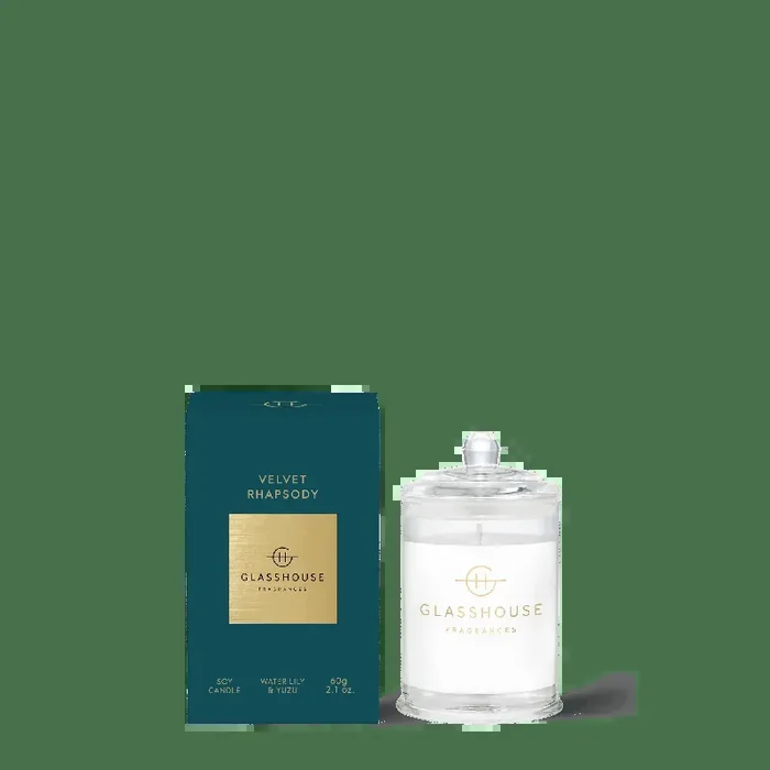 Velvet Rhapsody 2.1 oz. Votive Candle – Glasshouse Fragrances